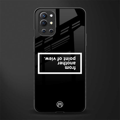 point of view black edition glass case for oneplus 9r image