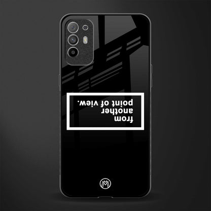 point of view black edition glass case for oppo f19 pro plus image