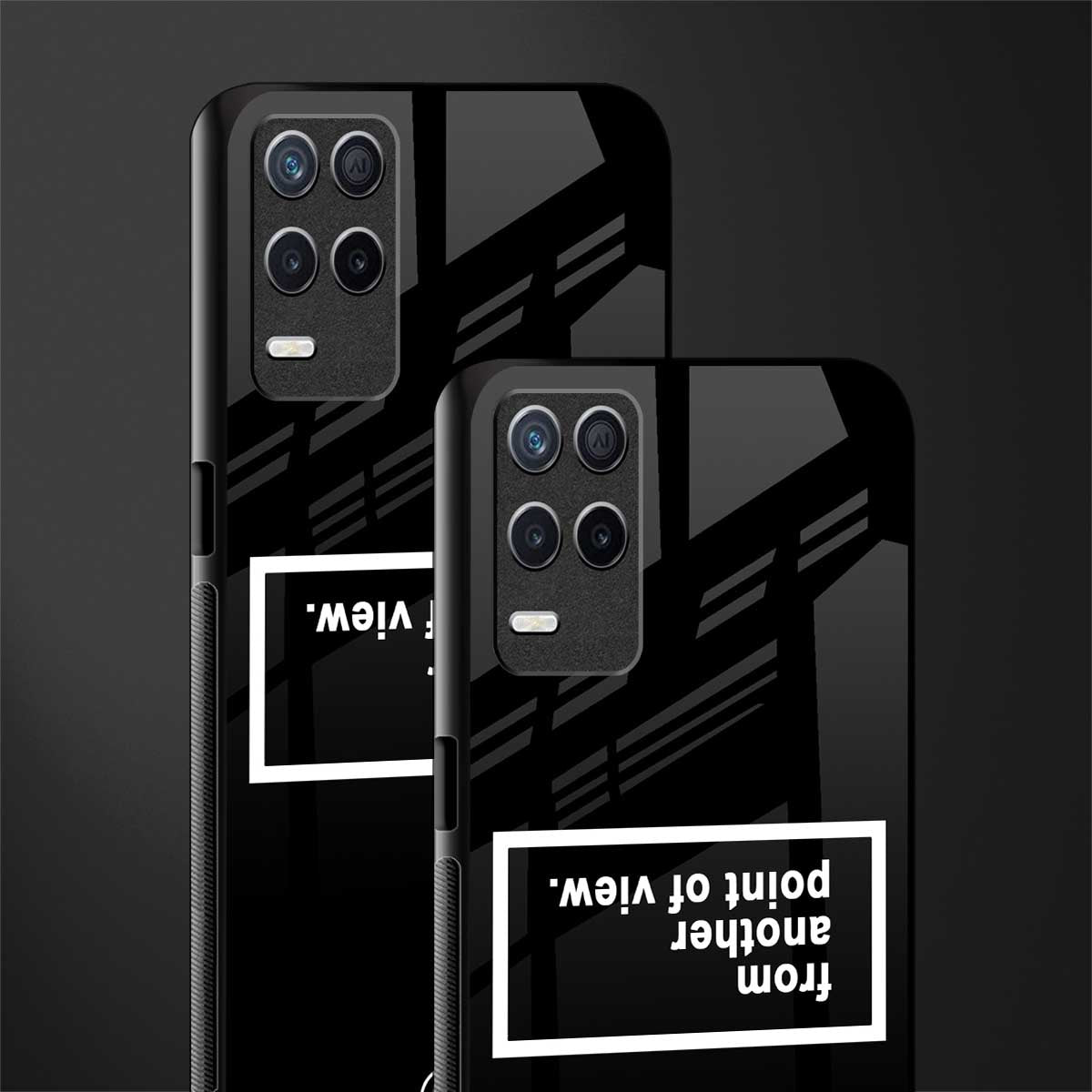 point of view black edition glass case for realme narzo 30 5g image-2