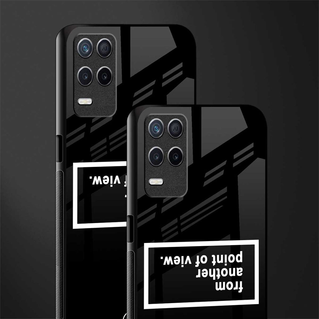 point of view black edition glass case for realme 8 5g image-2