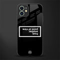 point of view black edition glass case for iphone 12 image
