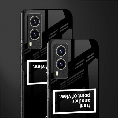 point of view black edition glass case for vivo v21e 5g image-2