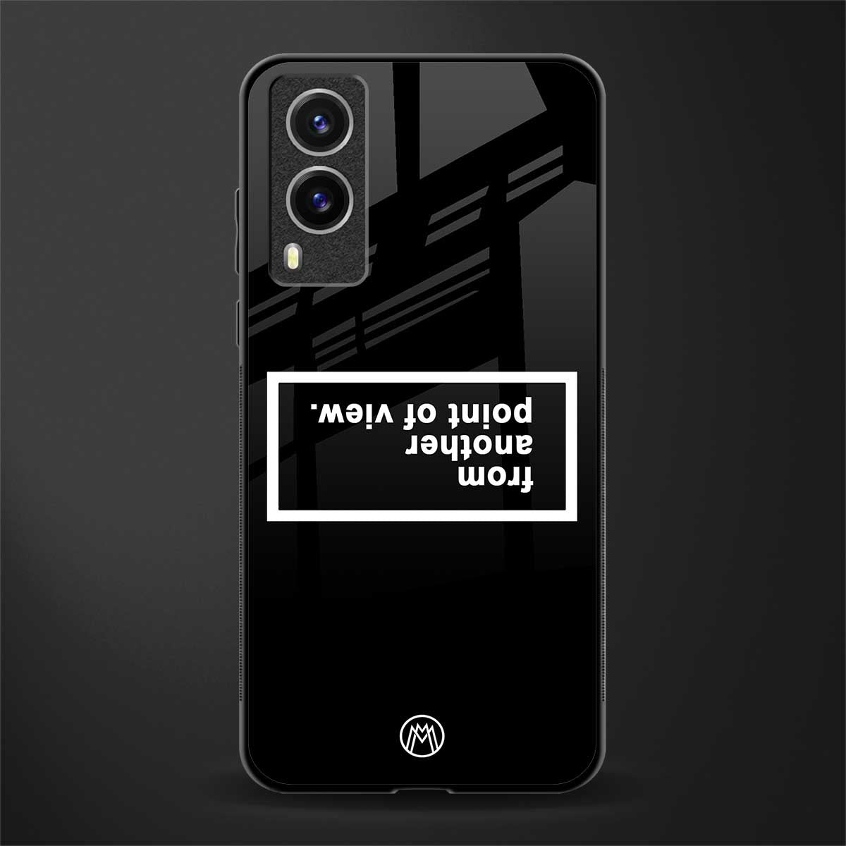 point of view black edition glass case for vivo v21e 5g image