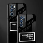 point of view black edition glass case for oppo reno6 pro 5g image-2