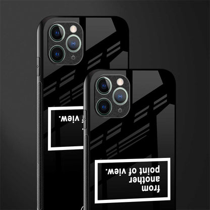 point of view black edition glass case for iphone 11 pro image-2