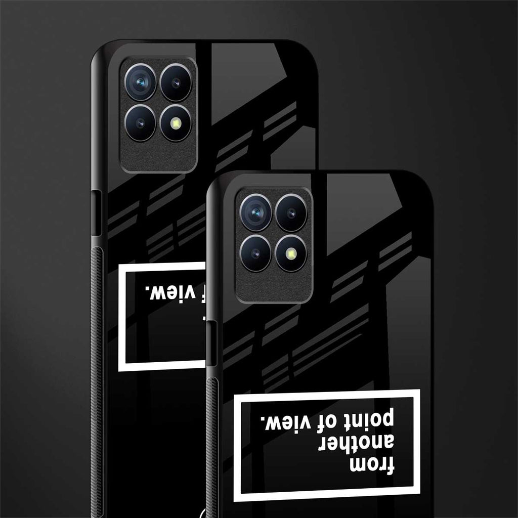 point of view black edition glass case for realme 8i image-2