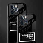 point of view black edition glass case for iphone 12 pro image-2