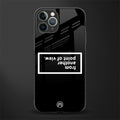 point of view black edition glass case for iphone 11 pro max image