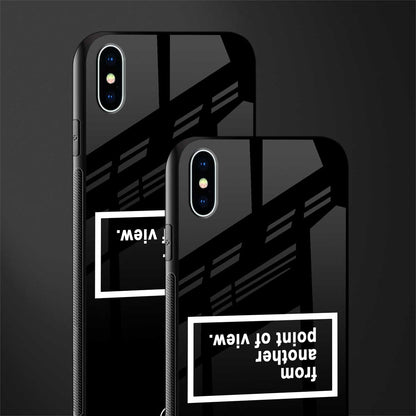 point of view black edition glass case for iphone xs max image-2