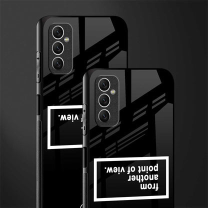 point of view black edition glass case for samsung galaxy m52 5g image-2