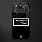 point of view black edition glass case for mi 11 ultra 5g image