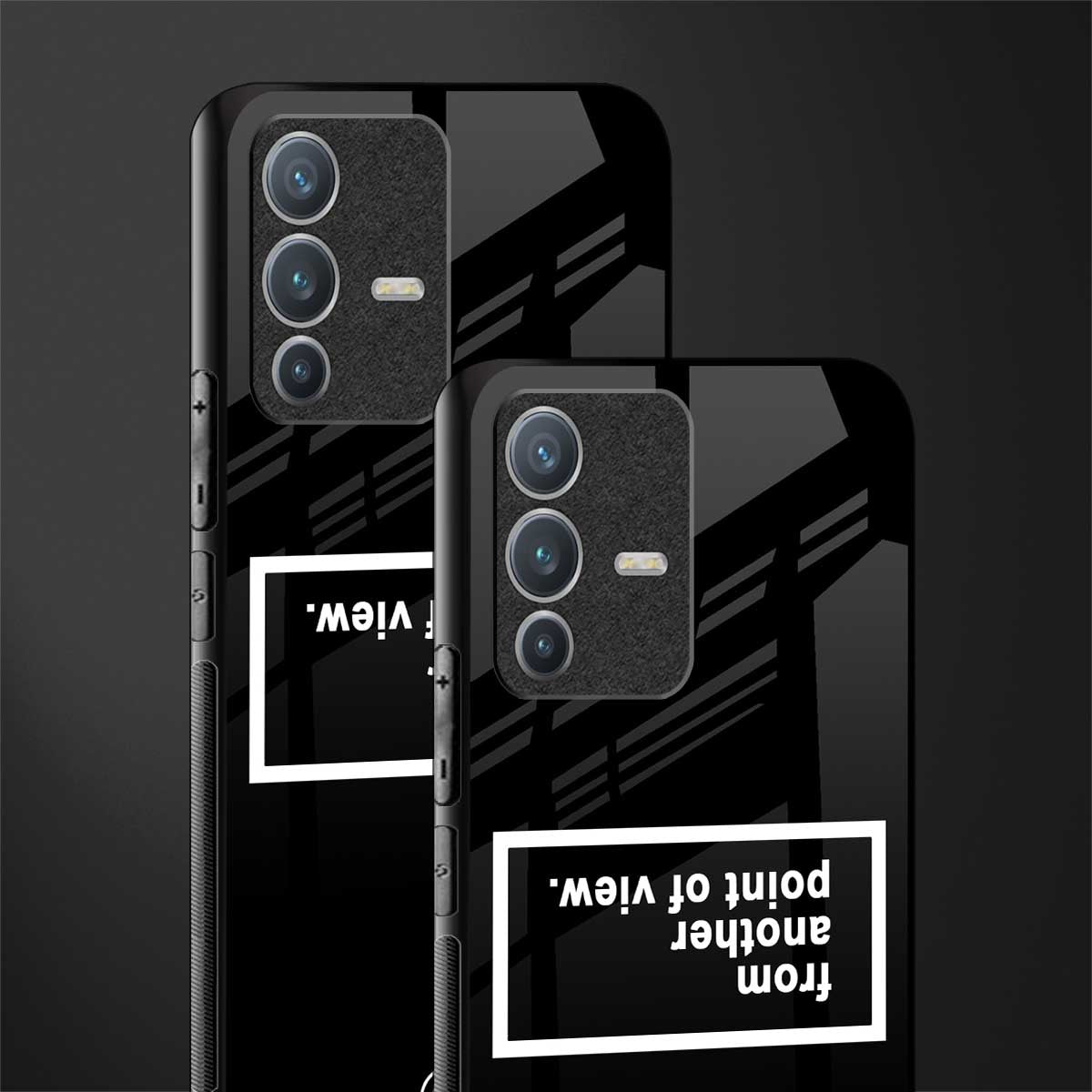 point of view black edition glass case for vivo v23 pro 5g image-2