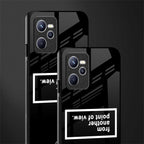 point of view black edition glass case for realme c35 image-2