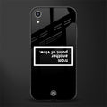 point of view black edition glass case for iphone xr image