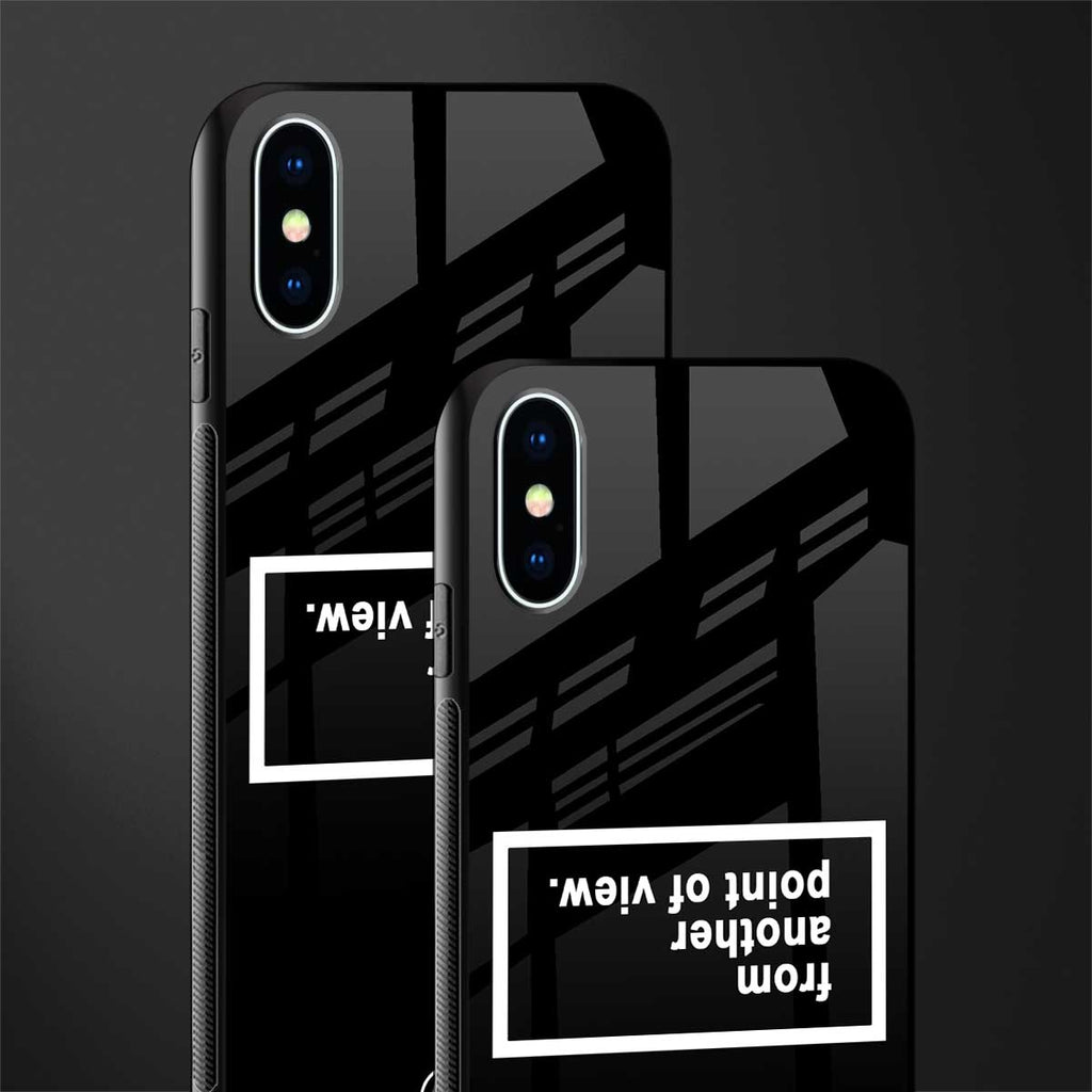 point of view black edition glass case for iphone x image-2