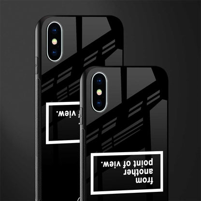 point of view black edition glass case for iphone x image-2