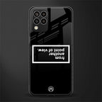 point of view black edition back phone cover | glass case for samsung galaxy m33 5g
