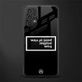 point of view black edition back phone cover | glass case for samsung galaxy a13 4g