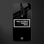 point of view black edition glass case for oneplus 7 pro image