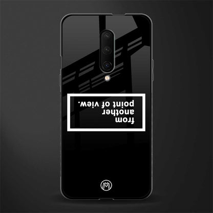 point of view black edition glass case for oneplus 7 pro image