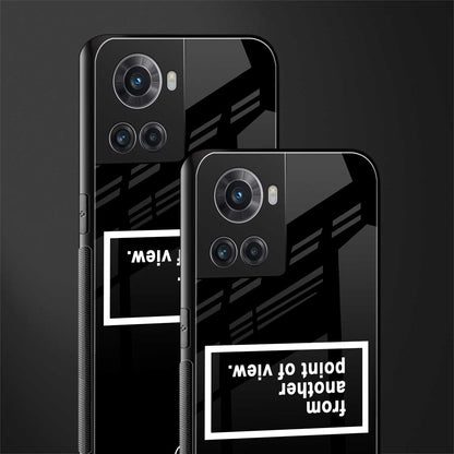 point of view black edition back phone cover | glass case for oneplus 10r 5g