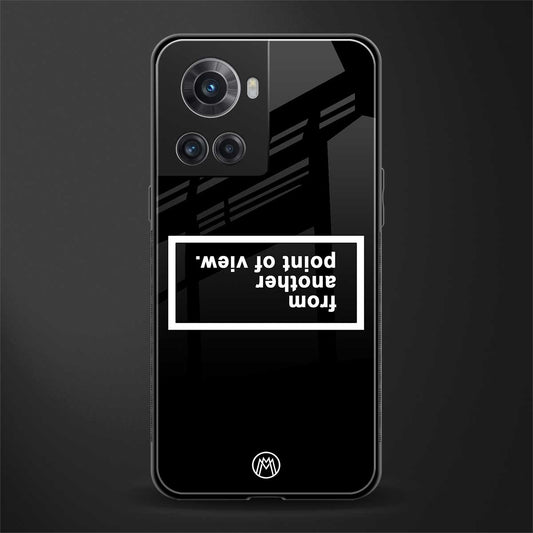 point of view black edition back phone cover | glass case for oneplus 10r 5g