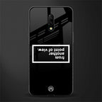 point of view black edition glass case for oneplus 7 image