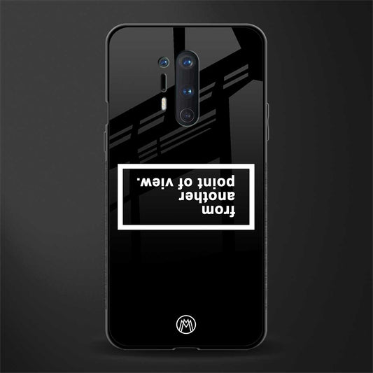 point of view black edition glass case for oneplus 8 pro image