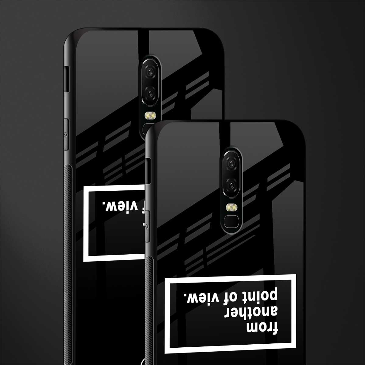 point of view black edition glass case for oneplus 6 image-2