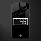 point of view black edition glass case for oneplus 6 image