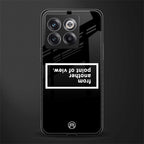 point of view black edition back phone cover | glass case for oneplus 10t