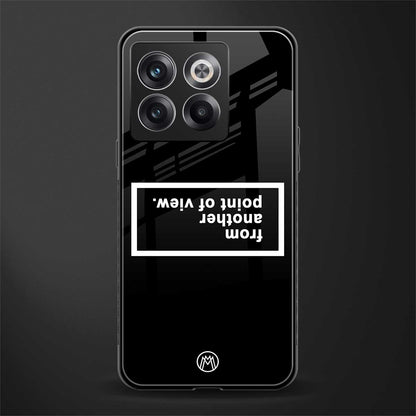 point of view black edition back phone cover | glass case for oneplus 10t