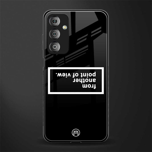 point of view black edition back phone cover | glass case for samsung galaxy f23 5g