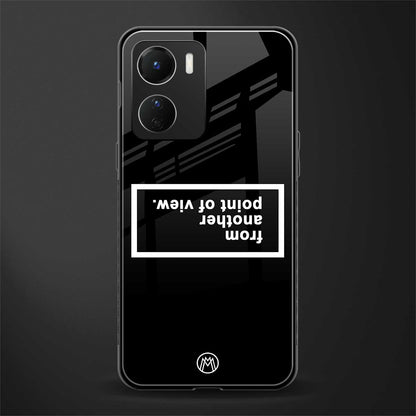 point of view black edition back phone cover | glass case for vivo y16