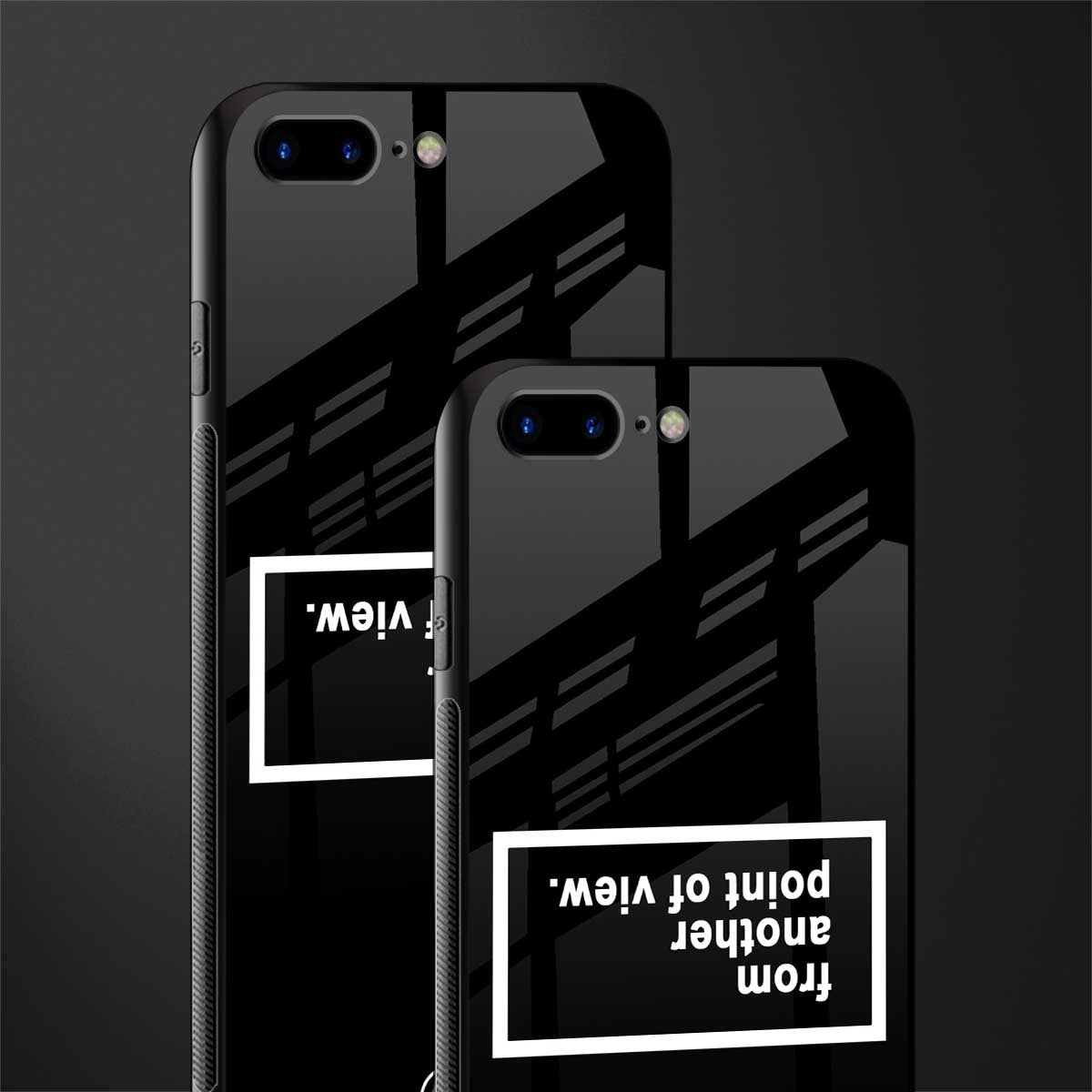 point of view black edition glass case for iphone 8 plus image-2