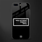 point of view black edition glass case for iphone 7 plus image