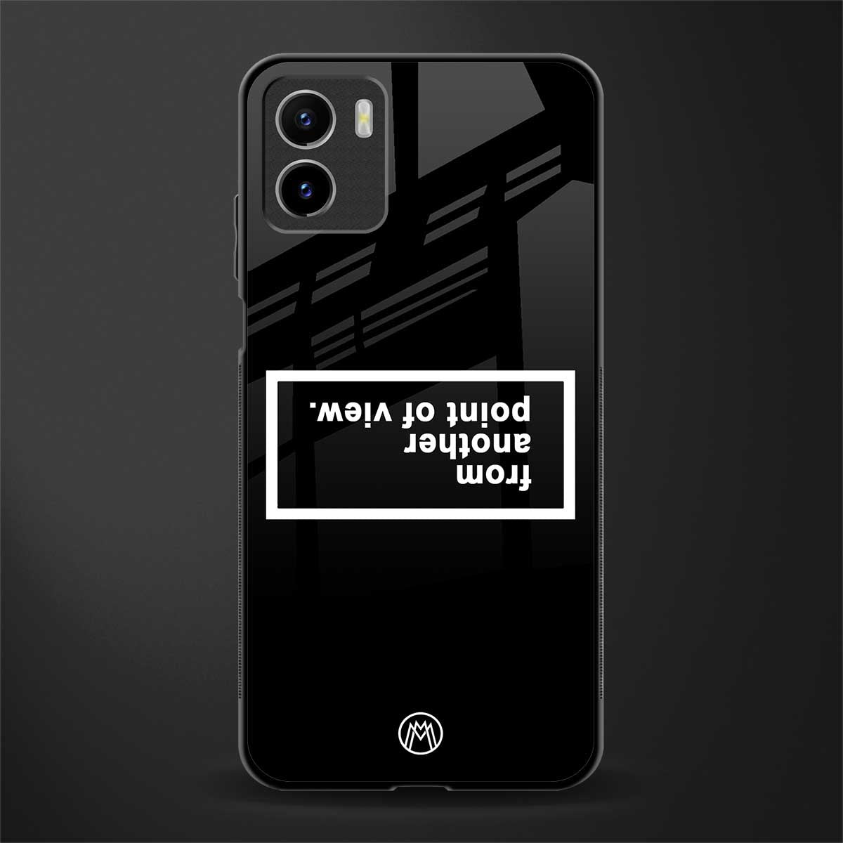 point of view black edition back phone cover | glass case for vivo y72