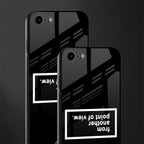 point of view black edition glass case for iphone 7 image-2