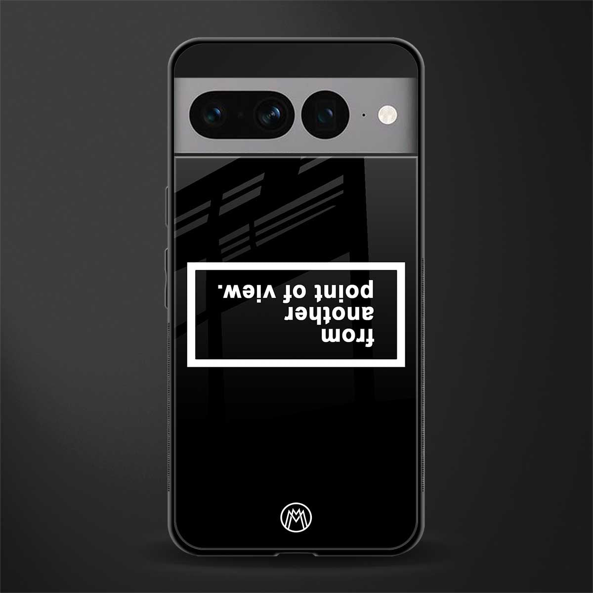 point of view black edition back phone cover | glass case for google pixel 7 pro