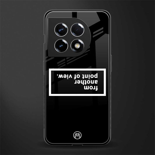 point of view black edition back phone cover | glass case for oneplus 11