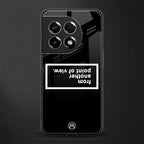 point of view black edition back phone cover | glass case for oneplus 11r