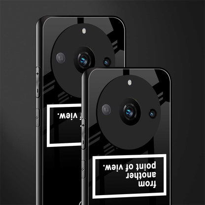 point of view black edition back phone cover | glass case for realme 11 pro 5g
