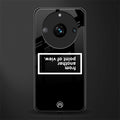 point of view black edition back phone cover | glass case for realme 11 pro 5g
