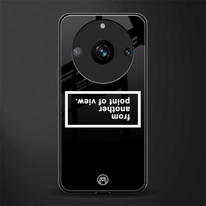 point of view black edition back phone cover | glass case for realme 11 pro 5g