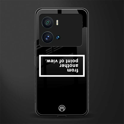 point of view black edition back phone cover | glass case for iQOO 9 Pro