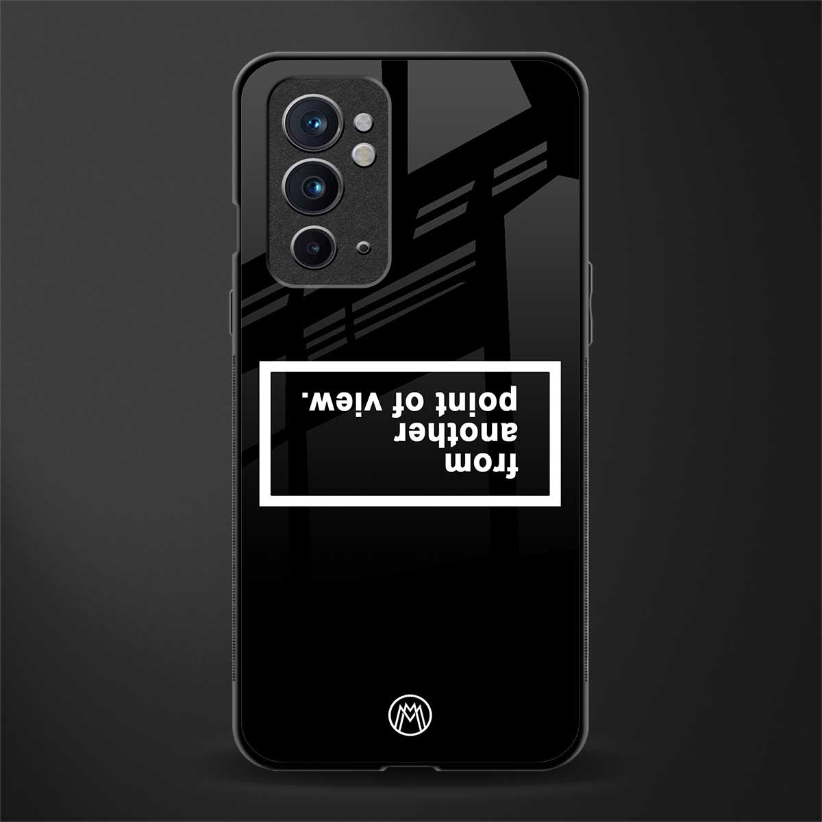 point of view black edition glass case for oneplus 9rt image