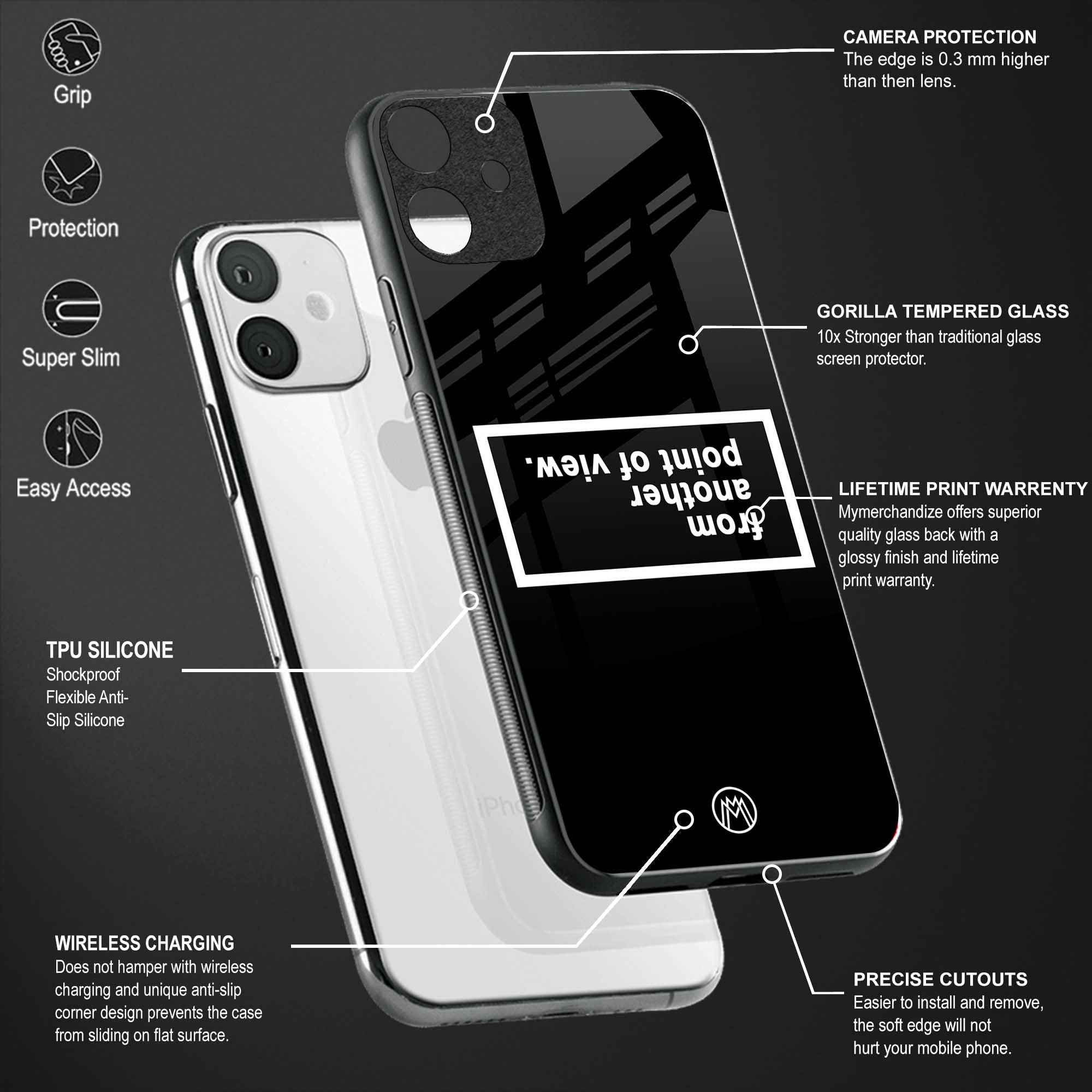 point of view black edition glass case for redmi 9 power image-4