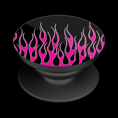 Y2k Black Pink Flames Popholder