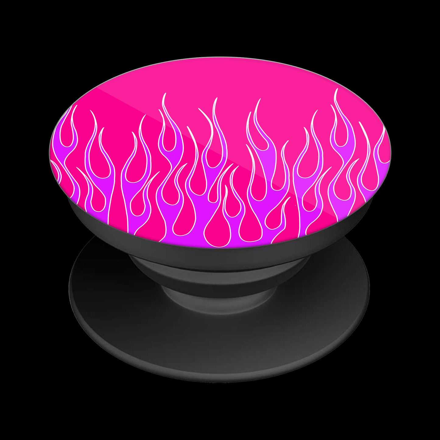 Y2k Hot Pink Flames Popholder