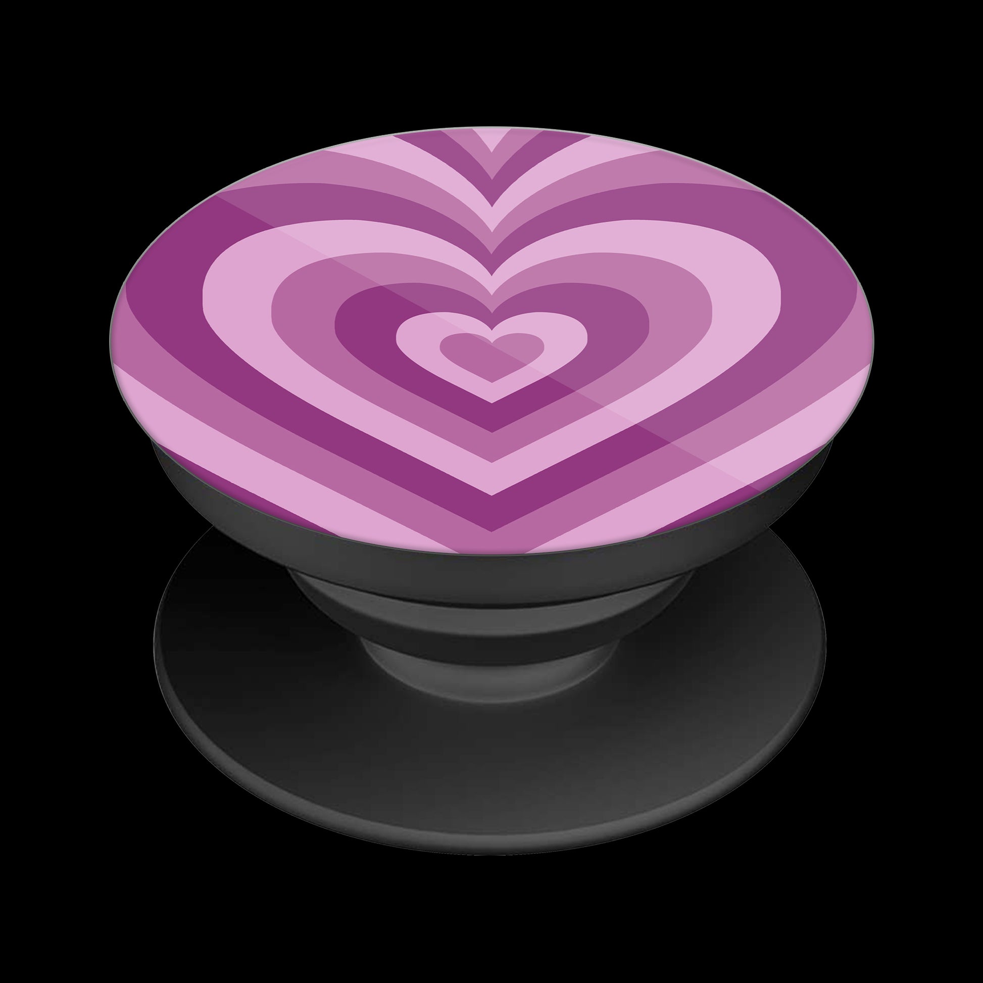 Y2k Jelly Purple Hearts Popholder